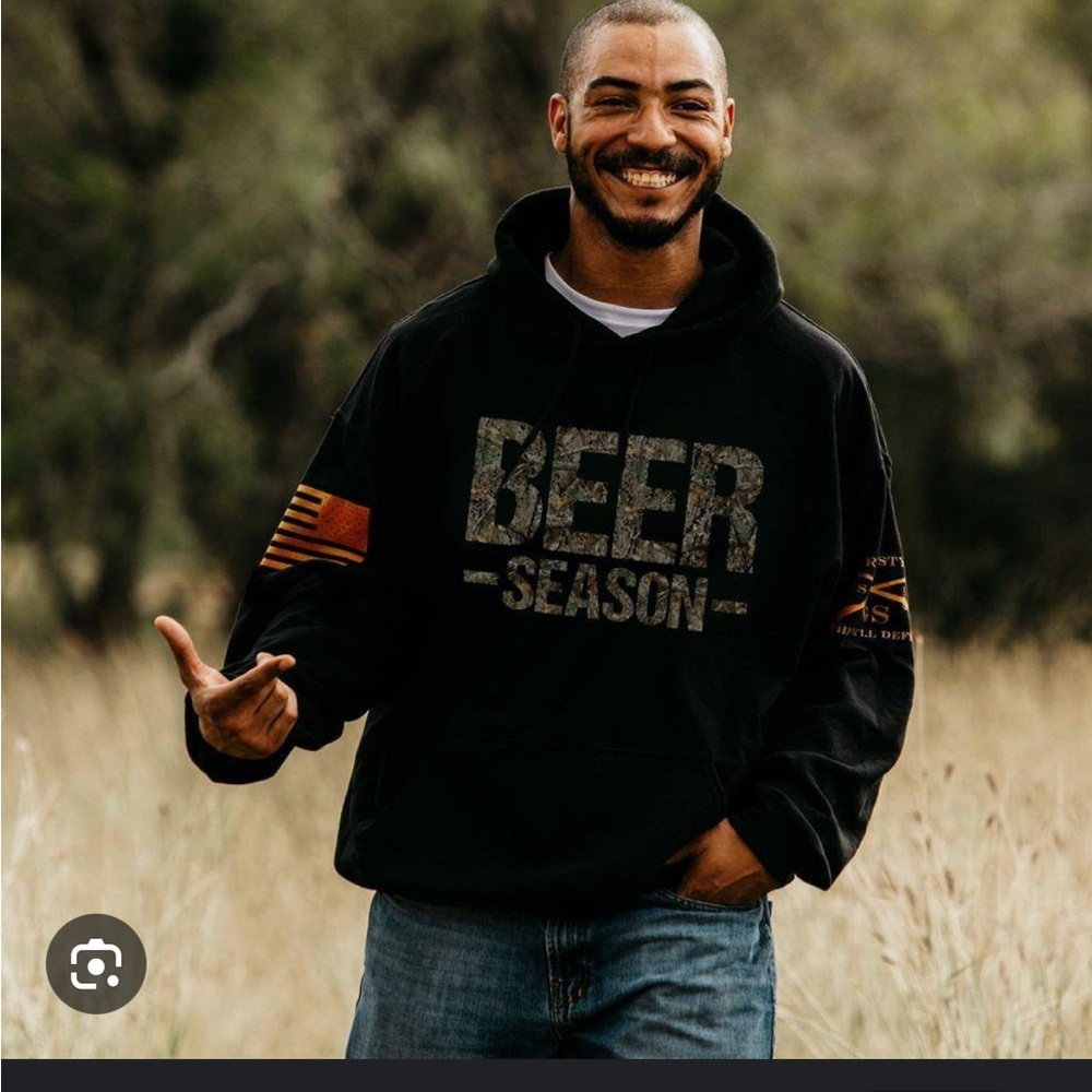 Grunt Style Black Beer Season Hoodie Sweatshirt